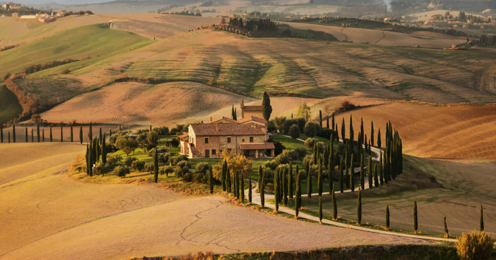 itinerari trekking toscana, via francigena, parco delle foreste casentinesi